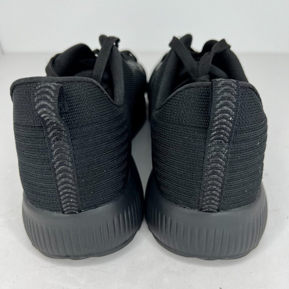 Skechers Bobs Womens 32504W Black Squad Tough Talk Lace Up Size 9 Walking Shoes - Picture 5 of 9